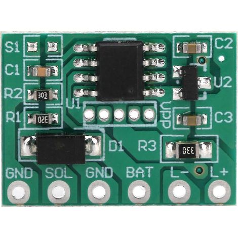 Régulateur Solaire Module Minuterie Clignotant Plot LED Double Face Aluminium DC5V pour Balisage Routier (1/5)