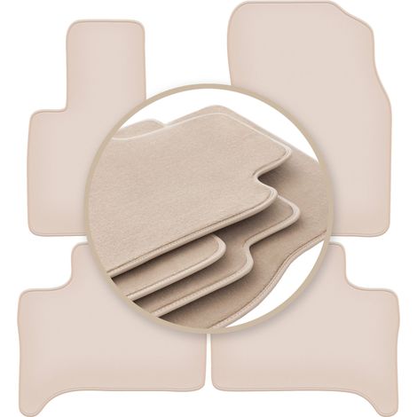 Tappetini beige PREMIUM per: BMW X5 E53 xDrive 4WD 1999-2006 (1/5)
