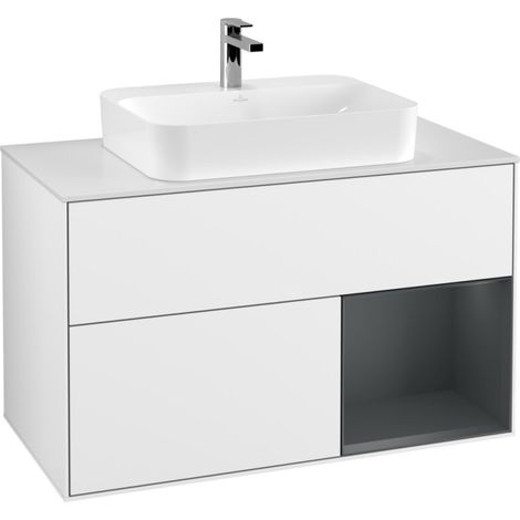 Villeroy & Boch G371HGGF Armoire sous lavabo Finion G37 (1/2)