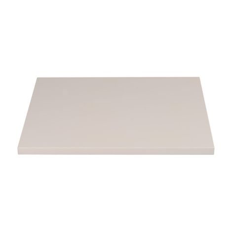 Saniclass Torino Plan vasque - 60.5x46x2.5cm - solid surface - blanc cassé