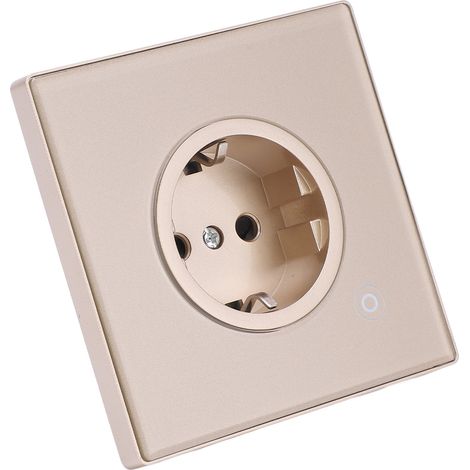 Prise intelligente avec télécommande et minuterie, 16 A, fiche européenne, 95-245 V, pour la maison et le bureau (Wi-Fi). (1/5)