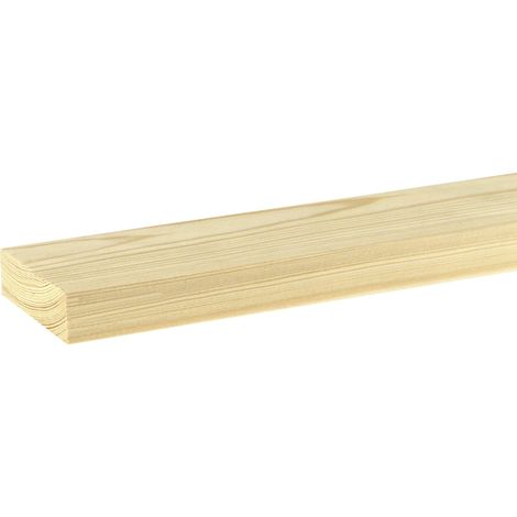 FN Neuhofer Flachleiste 200 cm 58,5 x 18,7 mm Lärche roh Leisten (1/3)