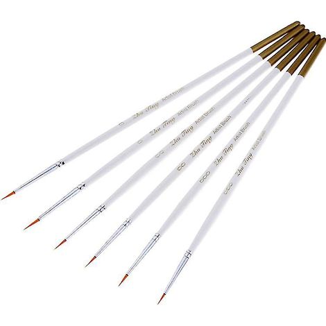 Ensembles de 6 pinceaux de peinture (1/3)
