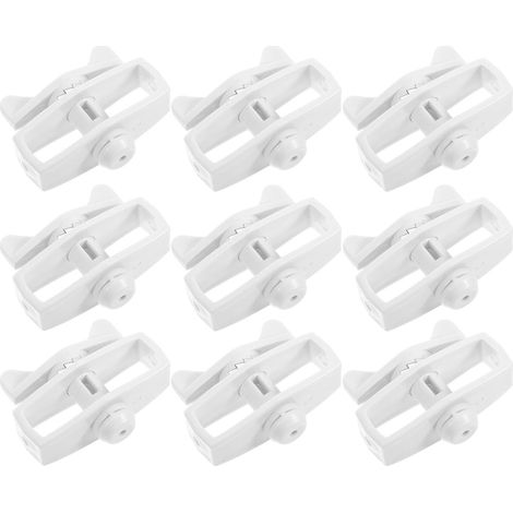 Tendeurs de Fil Isolants en Abs Blanc pour Clôture Électrique, Résistance Renforcée et Maintien de Tension, Adaptés pour Ferme et Jardin (1/5)
