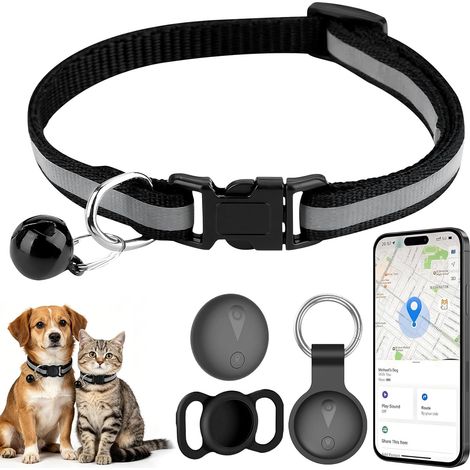 Collar GPS para Gatos, Rastreador GPS para Gatos, Nuevo rastreador de Chat GP-s 2026, sin Tarjeta SIM, sin suscripción Mensual, con iOS y Android, ubicación en Tiempo Real, Resistente al Agua y Durade (1/5)