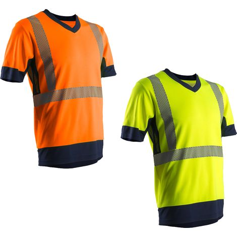 Coverguard Komo Warnschutz-Arbeits-T-Shirt - S - Orange