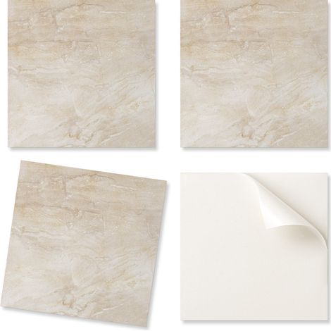 Azulejos de vinilo para pared, ideales para decoraci贸n de interiores modernos, con dise帽o de piedra natural, 9x30x30 cm.