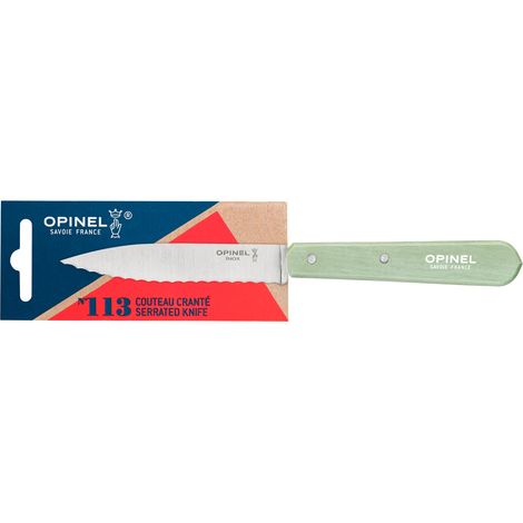 Opinel - Couteau cranté N°113 Sauge Paysage