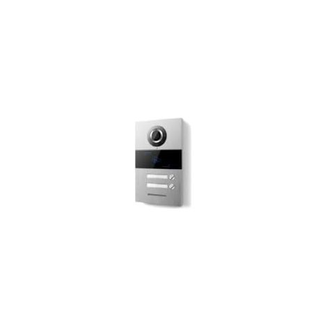 BORNE EXTÉRIEURE UP 2 FAMILLES - COMMUNICATION DE PORTE AVEC PANNEAU À BOUTONS-POUSSOIRS HHG VILLA 2 AS