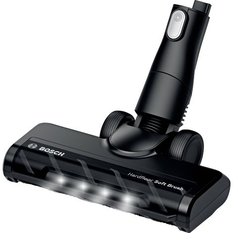 Bosch BHZUHFN Buse Souple pour sols durs avec eclairage LED Compatible avec Les aspirateurs sans Fil Unlimited 6, 7 et 8, ideal pour parquet et carrelage, Nettoyage en Douceur (1/4)