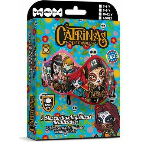 Mascherina Igienica My Other Me Catrinas Premium 3-5 anni