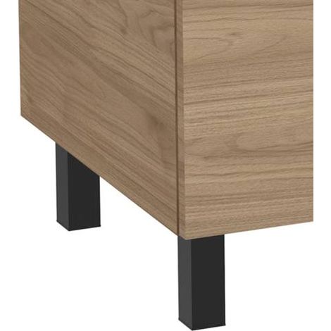 JUEGO DE 4 PATAS 110MM NEGRO MATE - Marca Roca