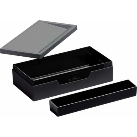 Stiftschale VARICOLOR® JOB CASE 12,2 x 6,2 x 23,5 cm (B x H x T) ABS Kunststoff anthrazit 2 Fächer (1/5)
