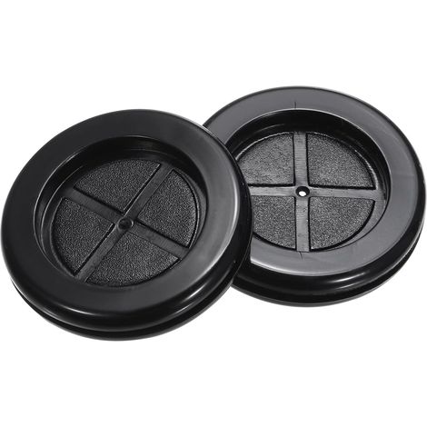 Passe-Fil en Caoutchouc Rond à Montage Double Face Diamètre 40 mm, Diamètre Intérieur 35 mm, pour la Protection des Fils, Lot de 8 Pièces (1/5)