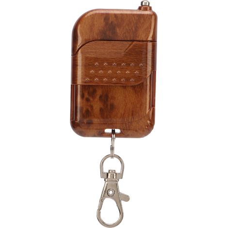 Télécommande sans fil 433MHz pour porte de garage, ouvre-porte clip clé, coque couleur bois de pêche pour voitures et motos (1/5)