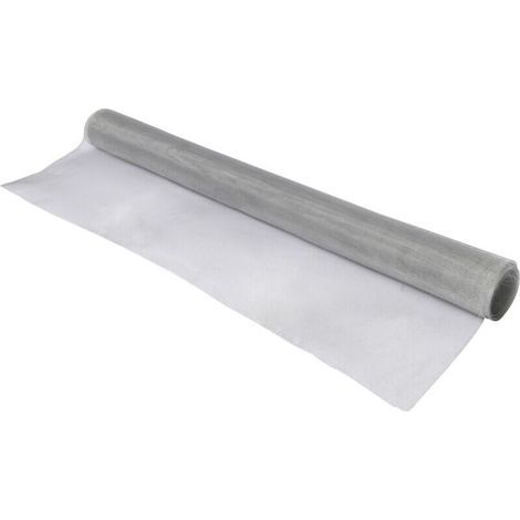 Tulle moustiquaire aluminium 100x250cm – Stable aux UV – Lavable et découpable – Excellente visibilité contre les insectes (1/3)