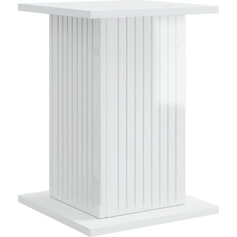 Support pour plantes blanc éclatant, 30,5 x 30 x 43 cm (1/5)