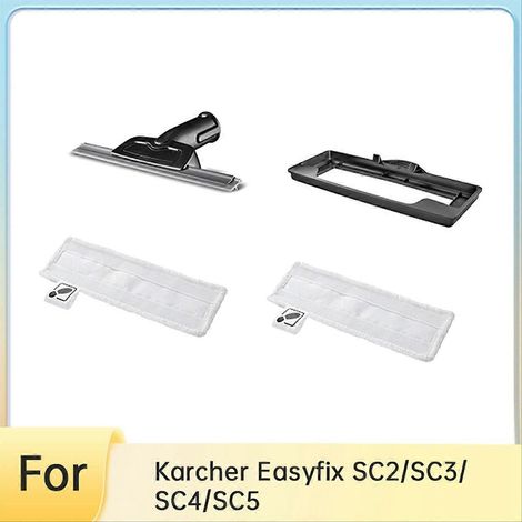 Pour grattoir à vitres et chiffon pour cadre de tapis Easyfix séries SC2/SC3/SC4/SC5, accessoire de buse pour nettoyeur vapeur (1/5)