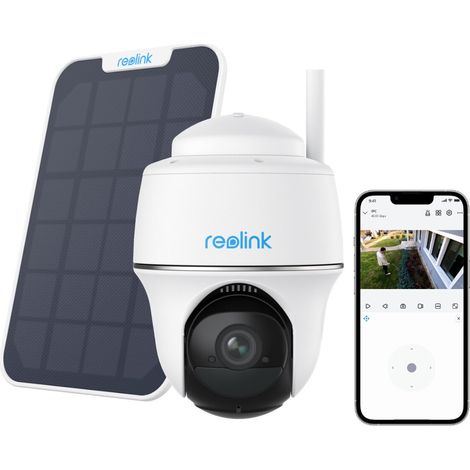 Reolink 2K 4MP Überwachungskamera mit Schwenk & Neige, 2,4/5GHz WLAN, Personen-/Autoerkennung, Akku-/Solarbetrieb, + Solarpanel (1/5)