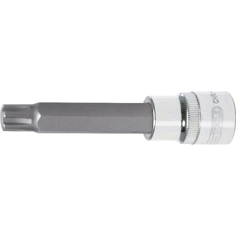 1/2" CHROMEplus Bit-Stecknuss RIBE,lang, M10, 240 mm (1/3)