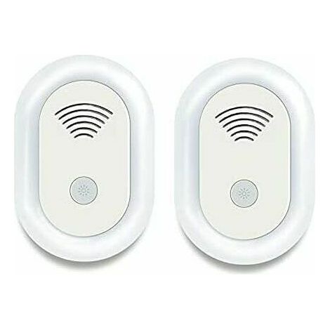 2PCS Répulsif Ultrason Anti Moustique, Ultrason pour Anti Moustiques Répulsif Antiparasitaire à Ultrasons Électronique Répulsif Ultrason Insectes (Norme Européenne) (1/4)