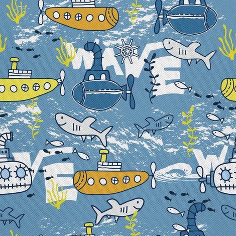 Tela decorativa para exteriores Oxford - Motivo Mundo Submarino I DX022 (1/5)