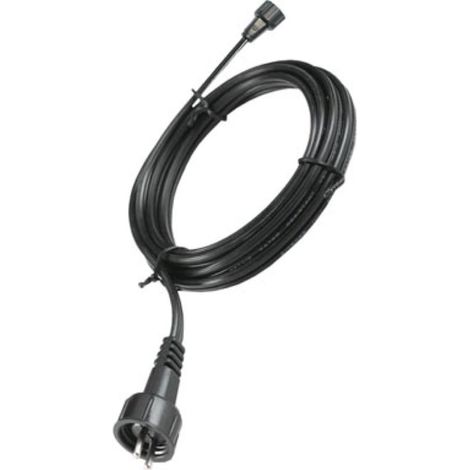 Garden Lights Verlängerungskabel für Gartenbeleuchtung, 2 m SPT-1W Kabel, 12V Außenbeleuchtung, IP44 schwarzes PVC mit Kupferadern und Schraubanschlüssen für Trafo und Hauptkabel