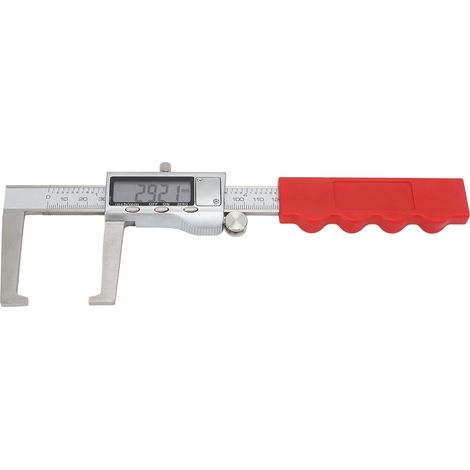 Micromètre pour disque de frein, unités impériales/métriques/fractionnaires, écran LCD, plage de mesure 0-150 mm, outil de mesure polyvalent de haute précision. (1/5)