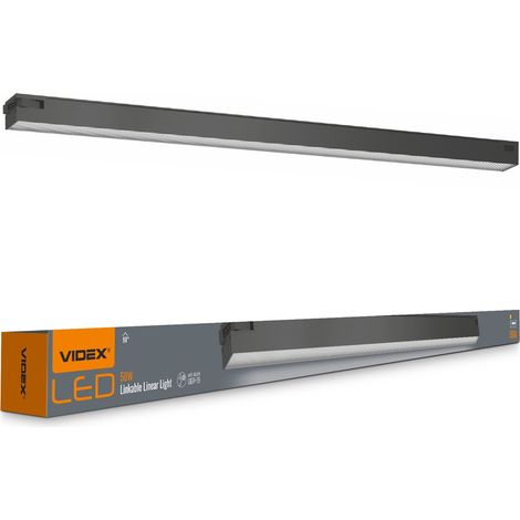 LED-Deckenleuchtensystem modular 120 cm Linear 50W 5000lm 5000K Videx (1/5)