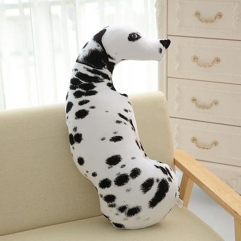 Filiyano-Coussin décoratif 3D réaliste en forme de chien mignon et courbé, imprimé tête de chien amusante, idéal pour le cosplay et la décoration (1/5)