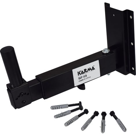 Karma Italiana SP 113 soporte de altavoz Pared Metal Negro