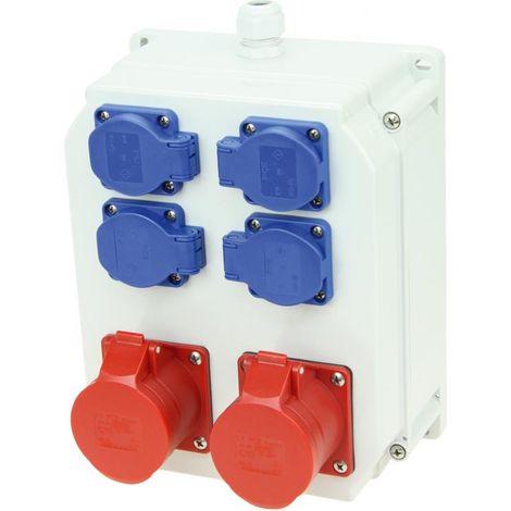 PCE KUNST.MOBILVERTEIL.2X16A/4XSSD (SCHWAZ IV)