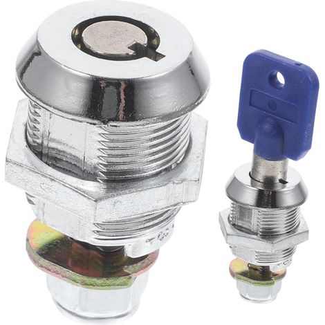 Serrure à piston tubulaire IMIKEYA 17 mm pour borne d'arcade, kit