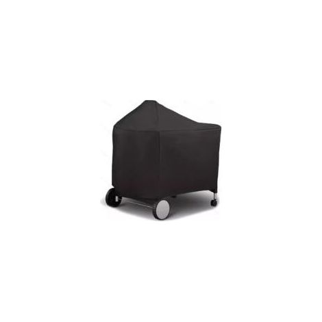 Housse pour barbecue Weber Performer Deluxe 55,9 cm, vinyle imperméable, résistante aux UV, ajustement avec bandes velcro Crezuo (1/5)