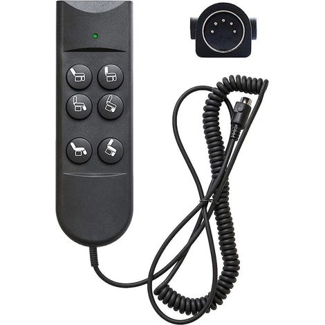 Télécommande à 6 boutons pour fauteuils inclinables, commande manuelle à 5 broches pour fauteuil releveur, pour meubles électriques (1/5)