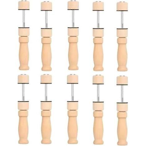Lot de 10 pinces de lutherie en bois massif pour violon, serre-joints de maintien de table et fond, réparation (1/5)