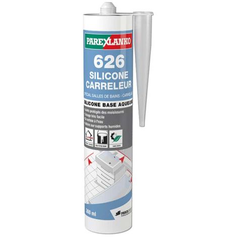 Mastic silicone carreleur 626 - PAREXLANKO - 310 ml - G626