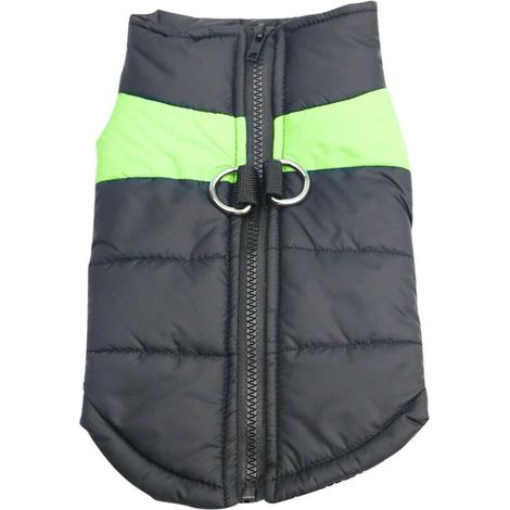 Vêtements d'hiver imperméables pour chien de compagnie (XL, vert)