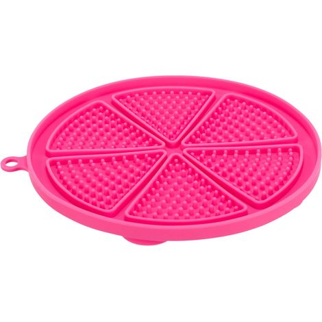 Tapis à lécher Lick'Snack avec ventouse 18 cm rose - Trixie (1/2)