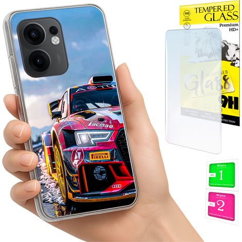 Schutzhülle für Oppo Reno 13F 5G / 13 FS 5G (Gehäuse, Rückseite + Glas) (1/5)