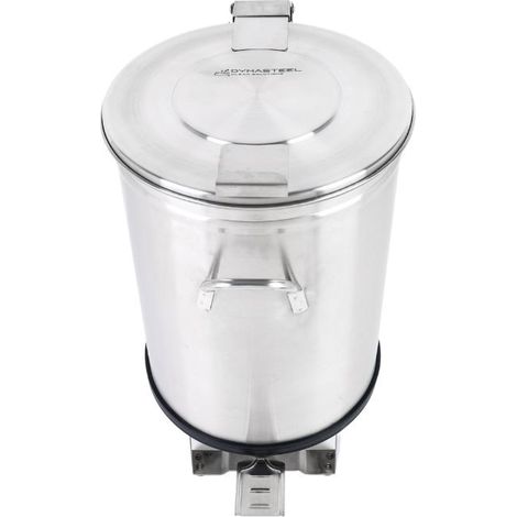 Poubelle Inox avec Pédale - 100 L (1/5)