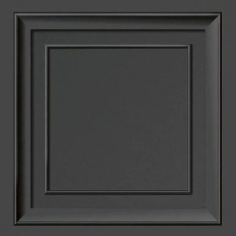 Fine Decor Square Panel Raven Wallpaper Contemporary Black Paste The Paper (1/4)
