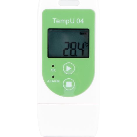 Enregistreur de température USB avec rapport PDF/CSV, haute précision -30°C à 60°C, capacité 32000 points, pour réfrigérateur et camion frigorifique (1/5)