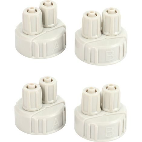 4x DIY Aquarium Fish Tank Co2 Système Générateur avec Tubes Outil Partie Capsule pour Plantés Accessoires