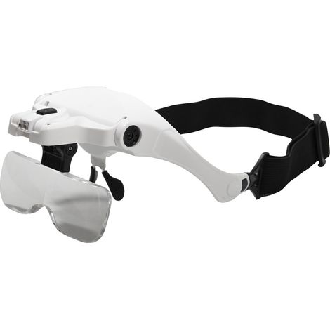 Lunettes a loupe - 5 grossissements - avec lampe LED (1/2)
