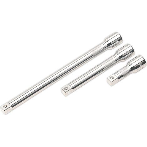 Sealey Premier Extension Bar Set 1/2""Sq Drive 3pc AK6350