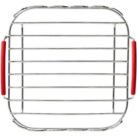 Support de Barbecue Polyvalent avec Brochettes pour Air Fryer, en Acier Inoxydable (1/3)