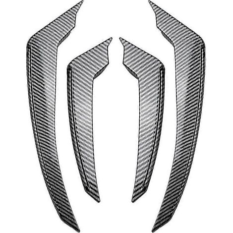 Spoiler divisor lateral para parachoques delantero de Alfa Romeo Stelvio 2017+, fibra de carbono. (1/5)
