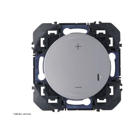 Variateur universel - 3 fils - 150 W - LED - Dooxie - 600166A - Legrand - Aluminium
