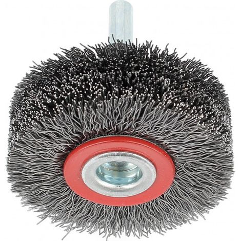 Brosse Circulaire D50x17x6 Fil Acier Ondulé 0.30 Spécial (1/2)